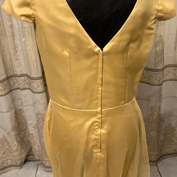 Elegant Gold Evening Gown - Picture 4 of 5